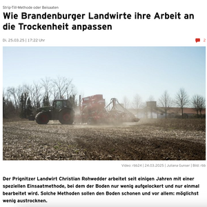 Klimafolgen in der Landwirtschaft