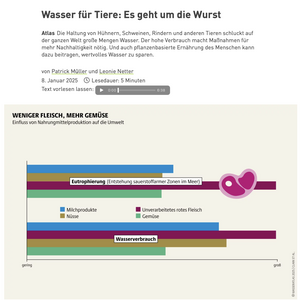 Wasserverbrauch in der Landwirtschaft